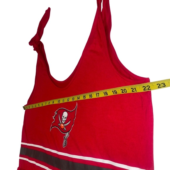 Tampa Bay Buccaneers NFL G-III 4Her by Carl Banks Red Game Over Maxi Dress 2XL - Picture 9 of 12